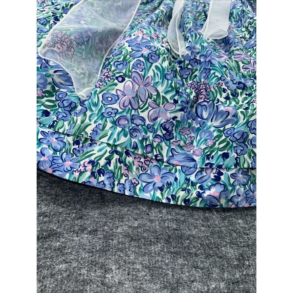 Girls Vintage Short Sleeve Dress Gloria Whyte For Neiman Marcus Size 6X
